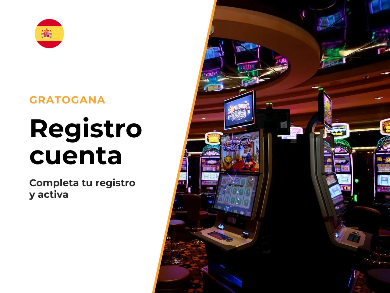 Registro, verificación y activación del bono. 1️⃣ **Registro:** Accede a Gratogana.es y completa el formulario con tus datos personales reales (nombre, DNI/NIE, dirección, fecha de nacimiento). 2️⃣ **