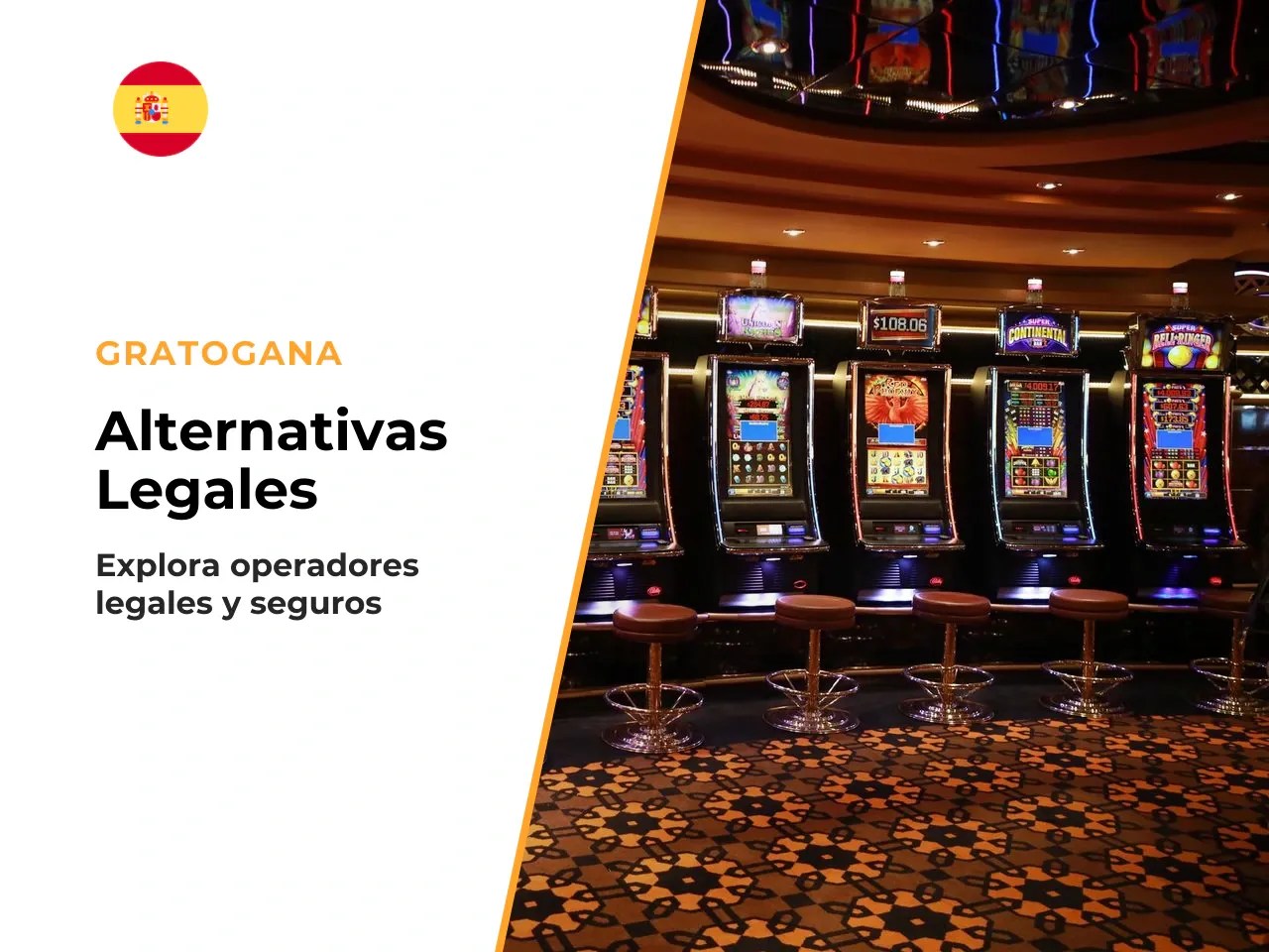 Alternativas legales a Gratogana Casino en España. Dado que Gratogana no cuenta con licencia DGOJ vigente, el jugador español que busque una experiencia similar debe dirigirse a operadores legales y s