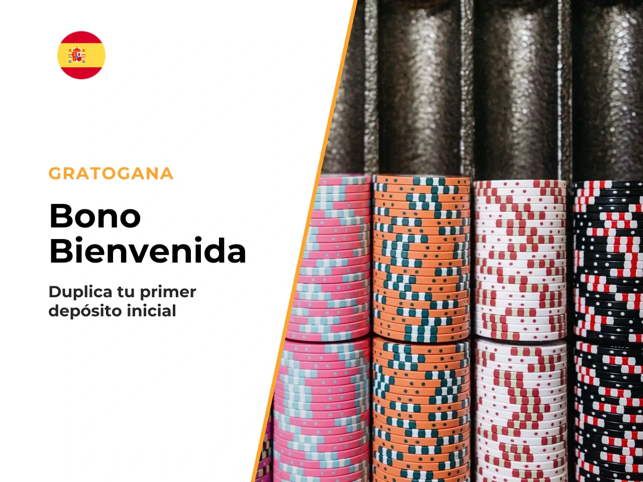 **Bono de bienvenida con depósito (100 % hasta 200 €).** Requiere un primer ingreso mínimo de 10 €. El casino iguala el depósito al 100 % hasta un máximo de 200 €. Es la promoción de mayor valor nomin